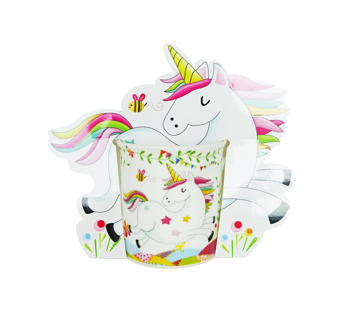 Set de 12 tazas unicornios